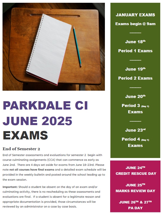 Exam Flyer